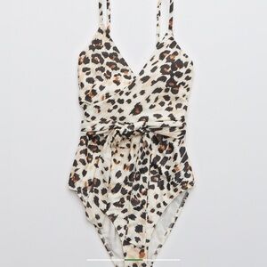 Aerie wrap one piece swimsuit